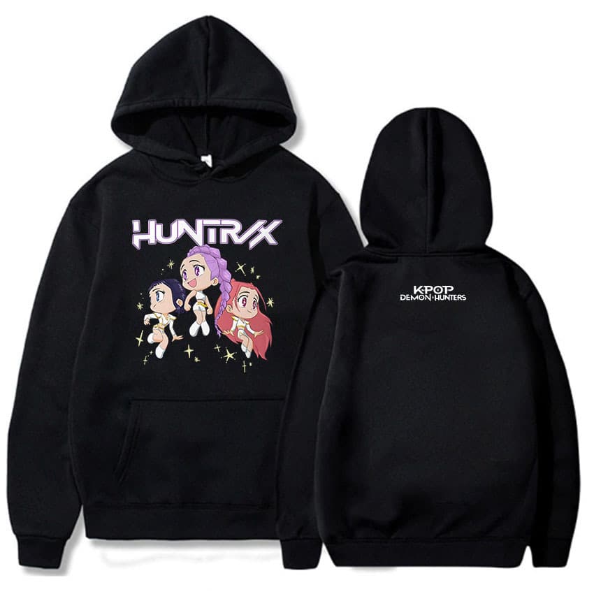 Cartoon KPop Demon Hunters Cute Graphic Hoodies For Men Women