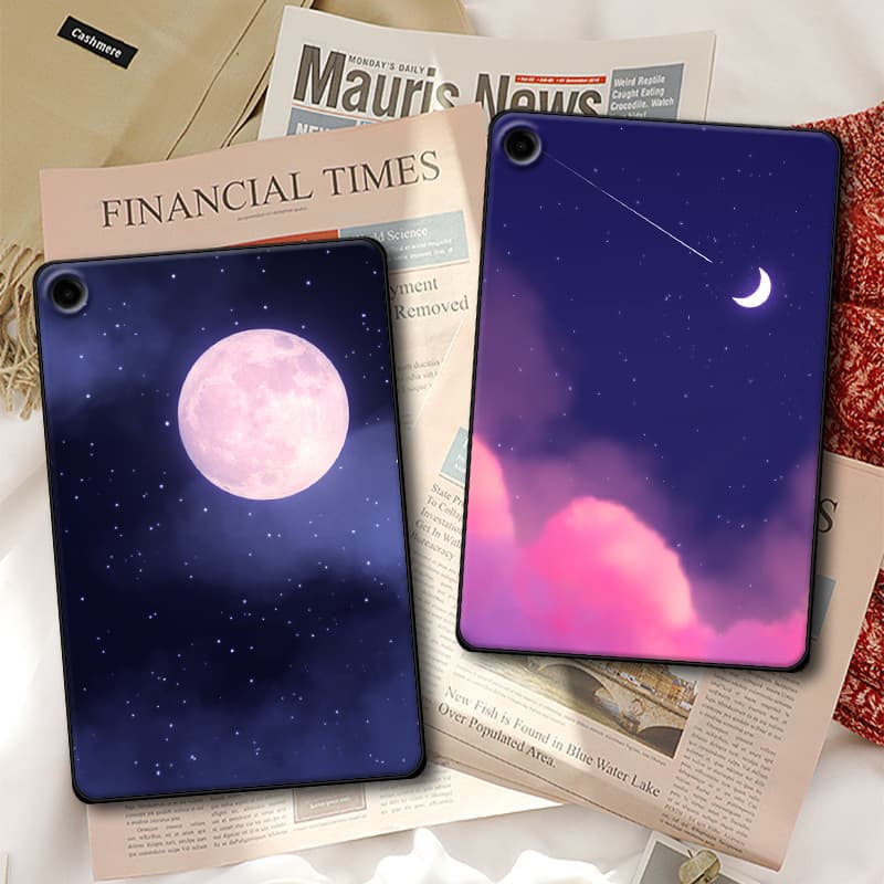 Compatible with Samsung Tab A9+ Tablet Case A9plus Soft Shell 8.7 Minimalist Style 11 Night Sky Forest Fresh Ins