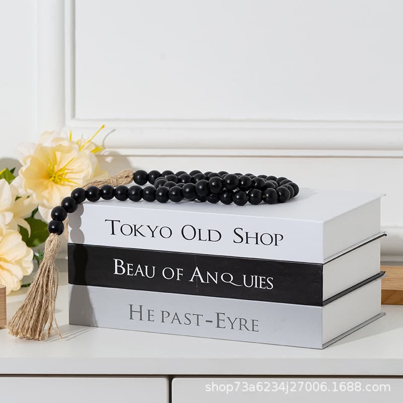 Black and white gray folding fake book ornaments office exhibition hall simulation book decoration bookcase props book furnishings fake book combination