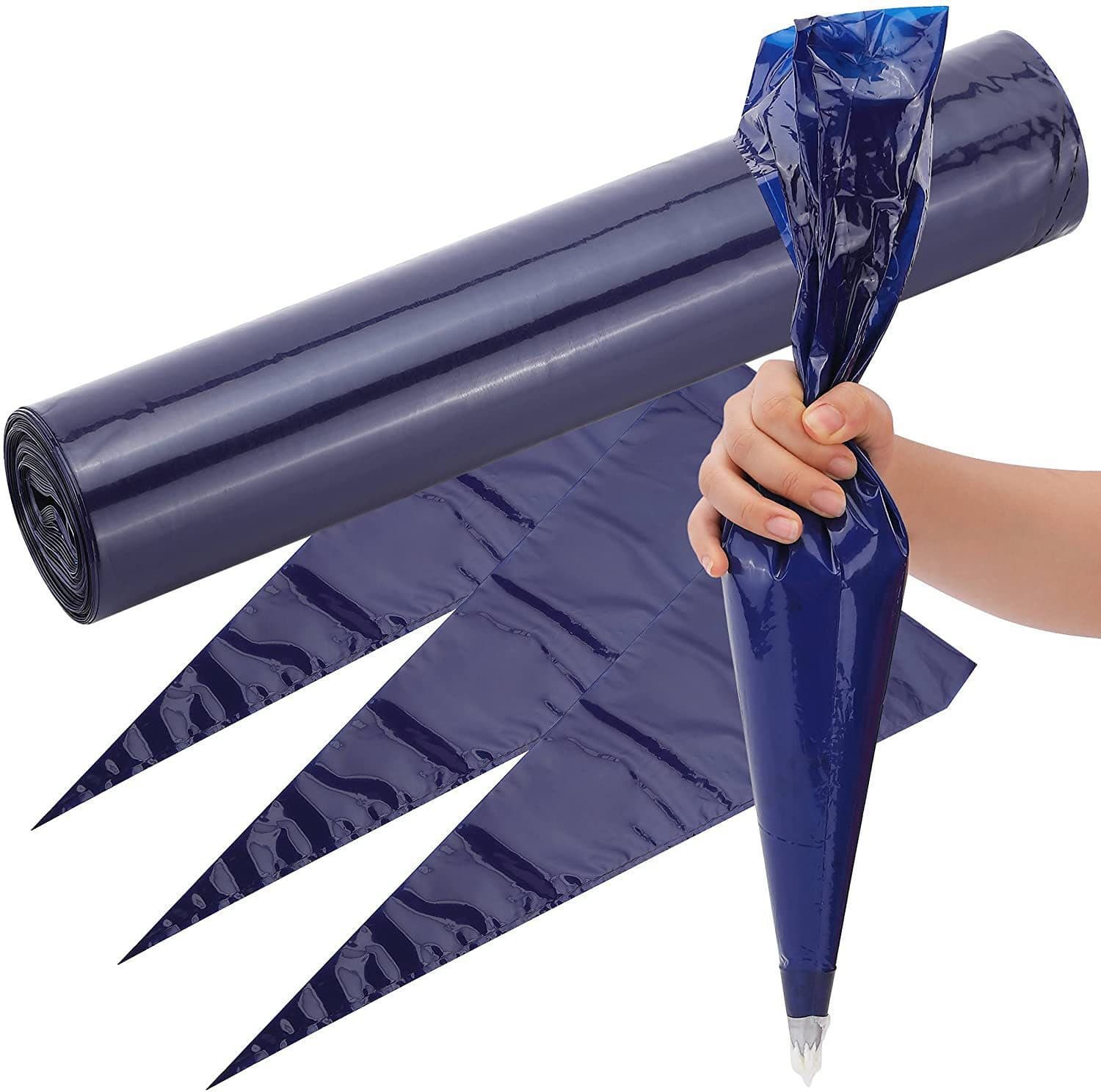 Cross-border Dark Blue Continuous Roll Piping Bag LDPE Disposable Piping Bag Cake Decorating Bag Cream Bag Baking Tool