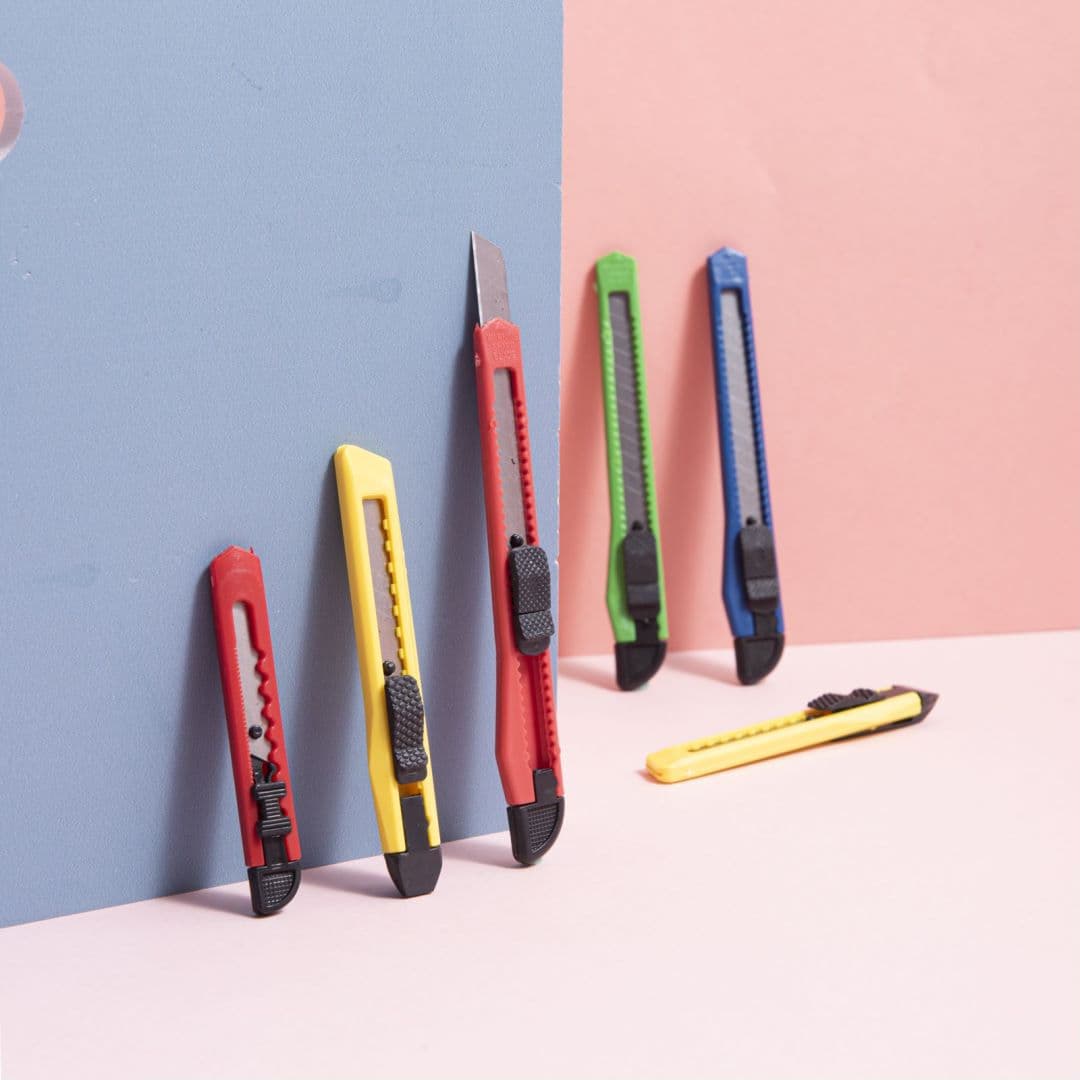 Portable Small Utility Knife, Parcel Unboxing Knife, Student Safety Paper Cutter, Plastic Film Wallpaper Knife Wholesale