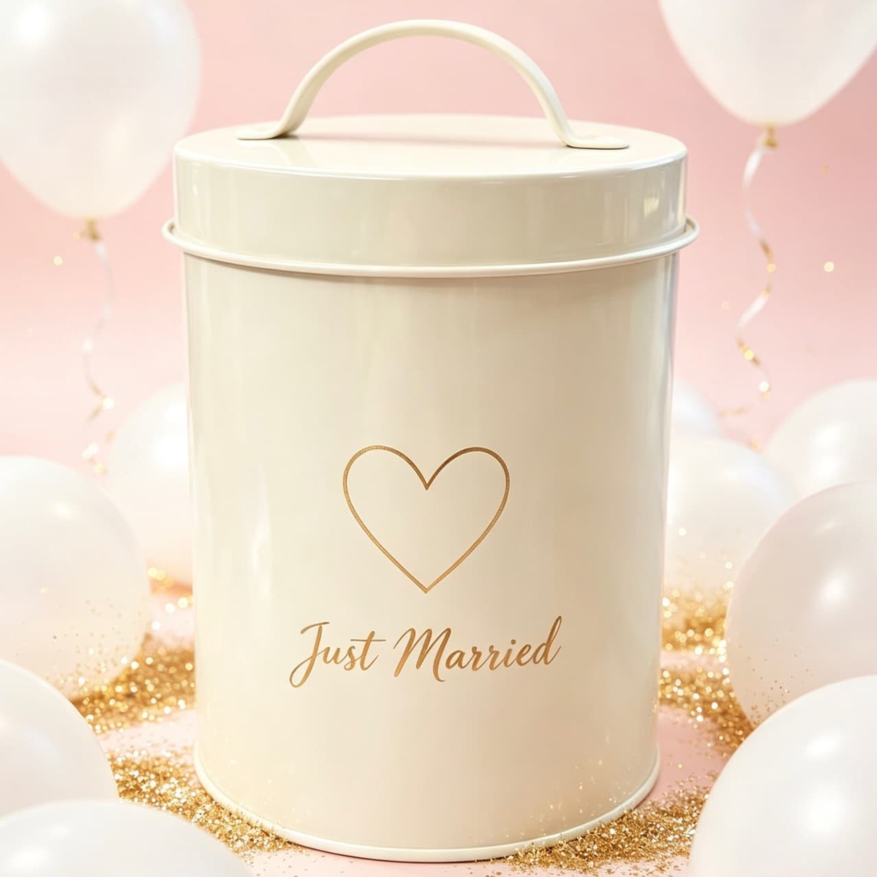 Factory Direct Round Candy Tin, Airtight Grain Storage Container, Wedding Candy Metal Tin, Gift Candy Storage Canister