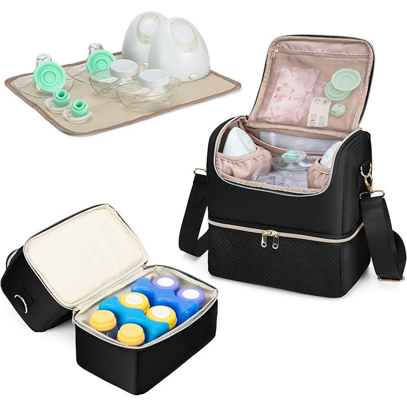 Cross-border Hot-selling Wearable Breast Pump Storage Bag Breast Milk Cooler Bag Multifunctional Portable Breast Pump Storage Pouch