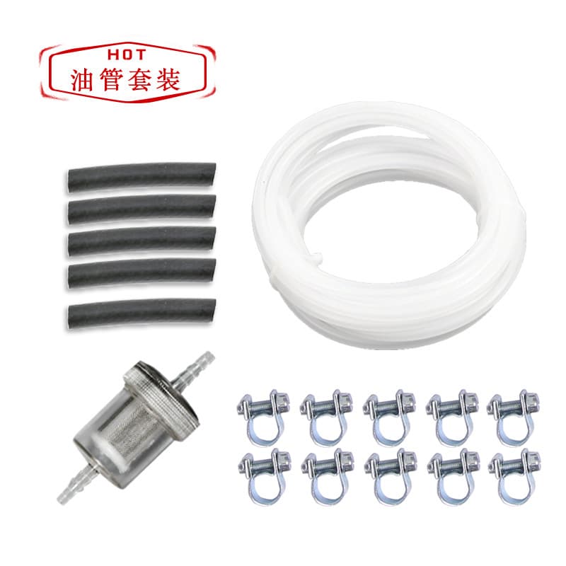 Parking Heater White Fuel Hose Kit, Heater Rubber Fuel Line, Repair Kit, Air Heater Fuel System Parts