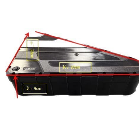 Cross-border supply of triangular battery 48V20AH lithium battery 48V20.8AH triangular battery box electric vehicle