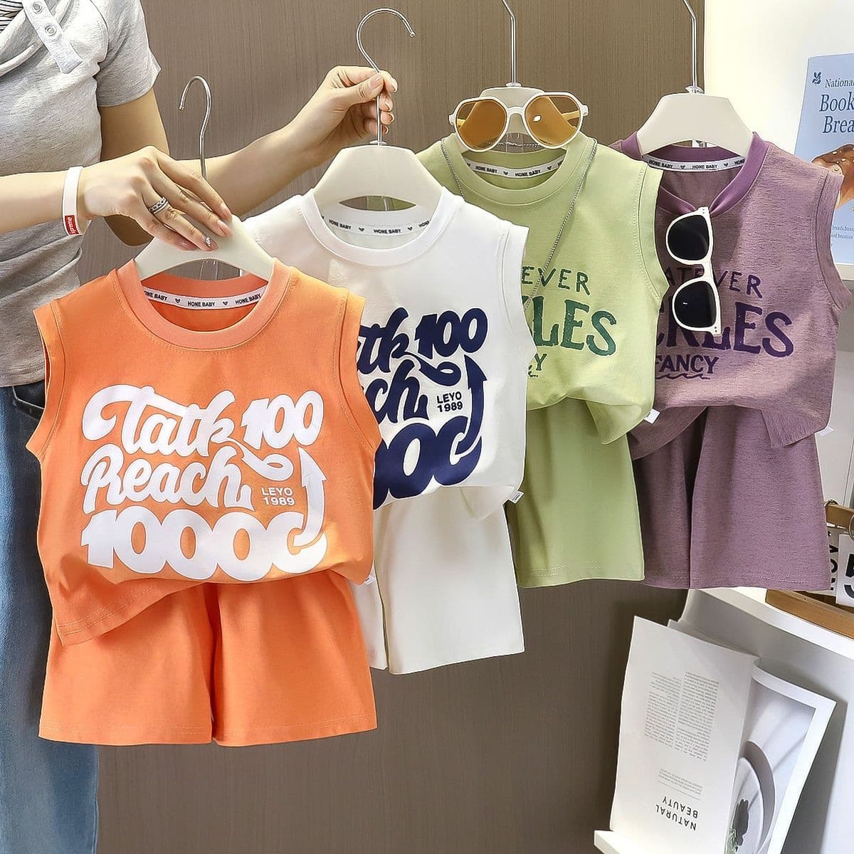 Kids Vest and Shorts Set for Boys and Girls Summer Thin Style Baby Stylish Sports Two-Piece Set New Handsome