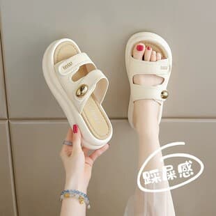 Cloud-Like Fairy Style Sandals for Women Summer 2026 New Large Size Pregnant Women Non-Slip Comfortable Sandals