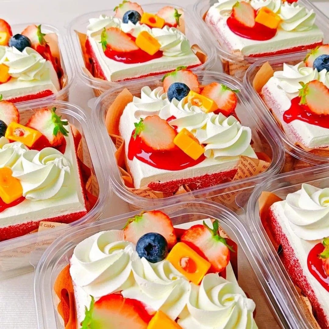 Strawberry Cream Cake Packaging Box Transparent Thickened Tiramisu Cake Box Mille Crepe Mousse Baking Dessert Box