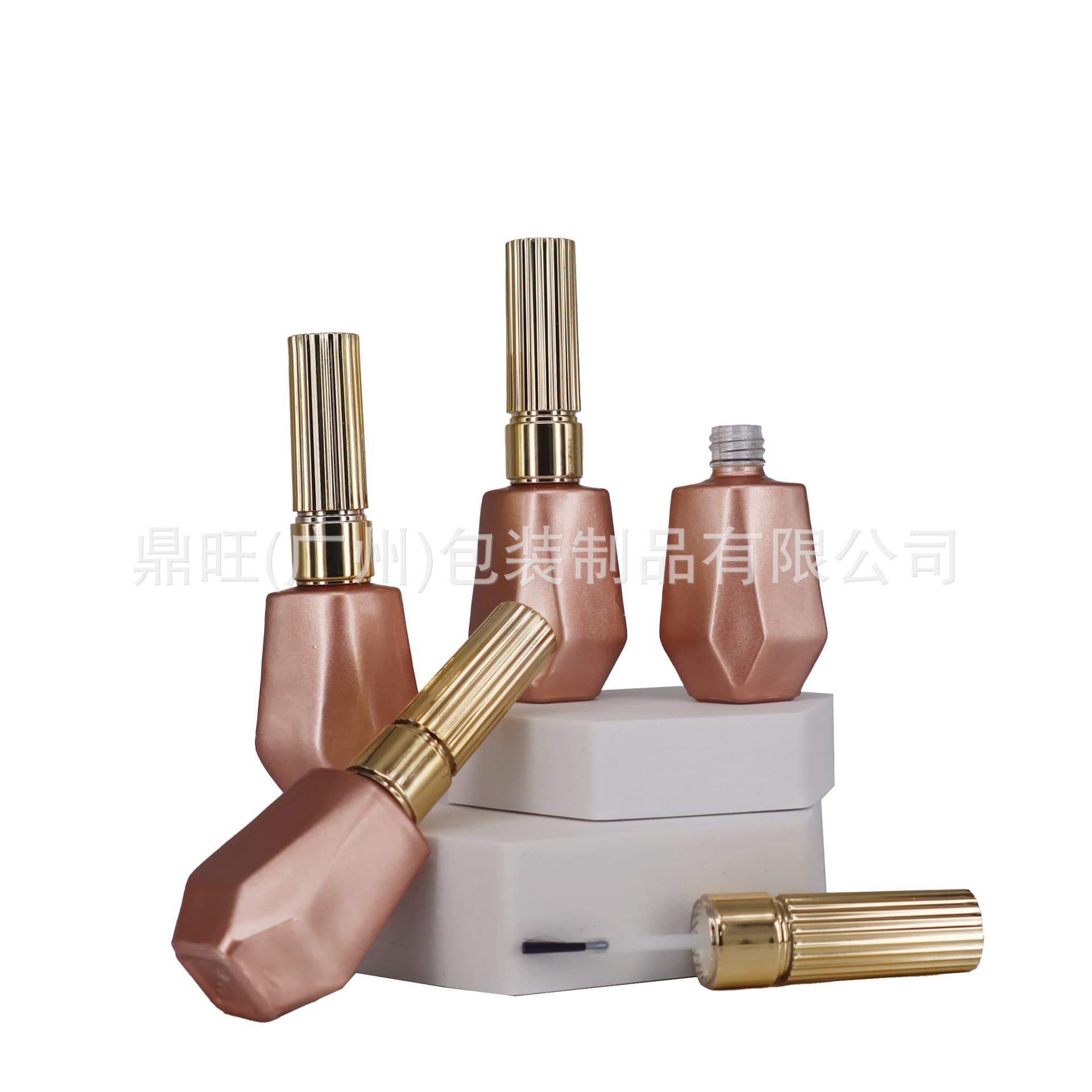 Supply of 12ml empty nail polish glass bottle, spray electroplating light-shielding nail polish glass bottle, manicure special bottle