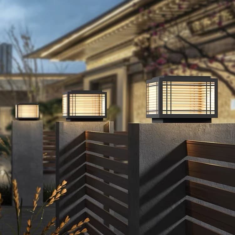 Solar Column Cap Light, Outdoor Courtyard Light, Waterproof Villa Gate Wall Light, Garden Column Post Lamp, Super Bright