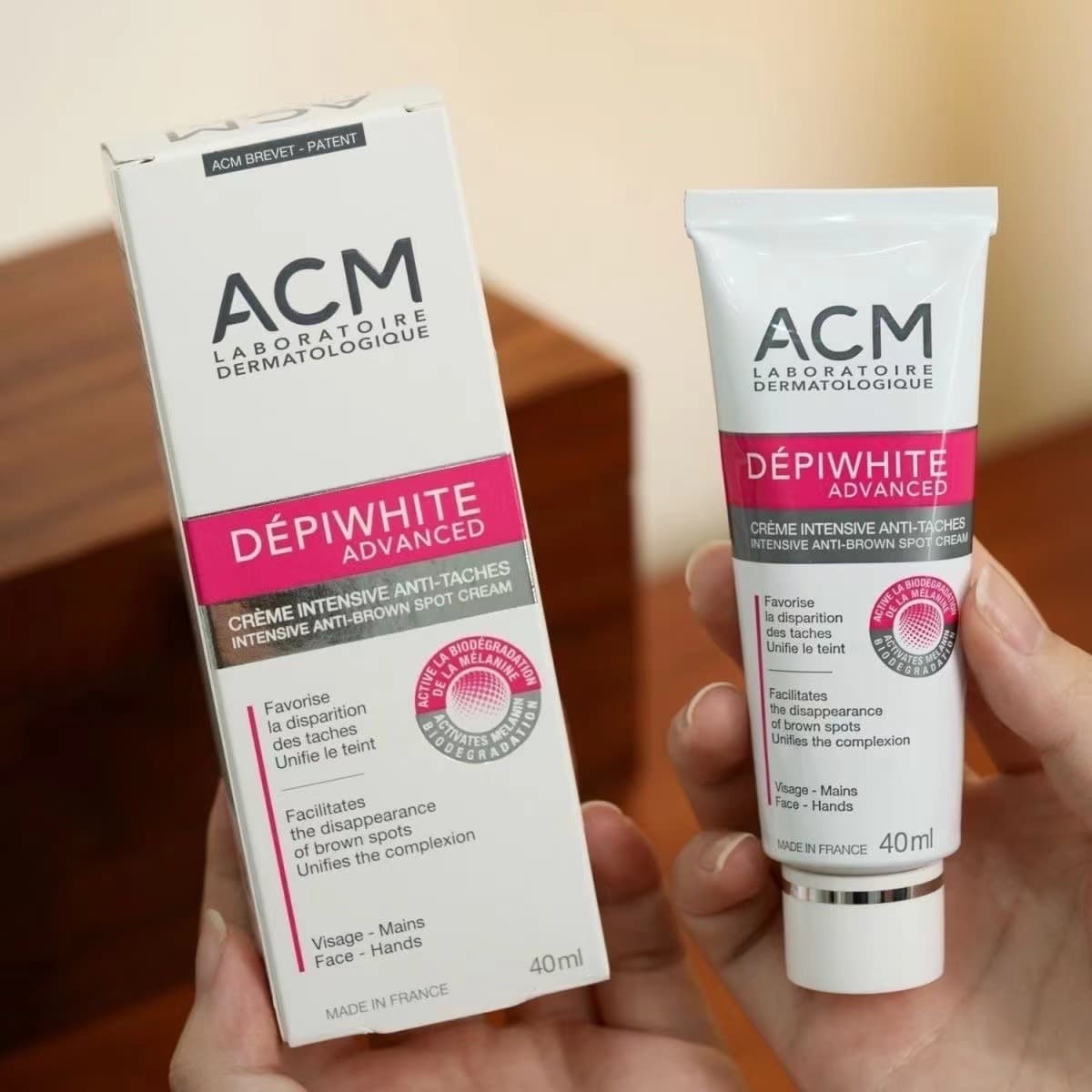 France ACM Aesthetic M Skin Brightening & Spot Corrector Cream - Fade Dark Spots, Brighten Skin Tone, Reduce Acne Marks & Blemishes