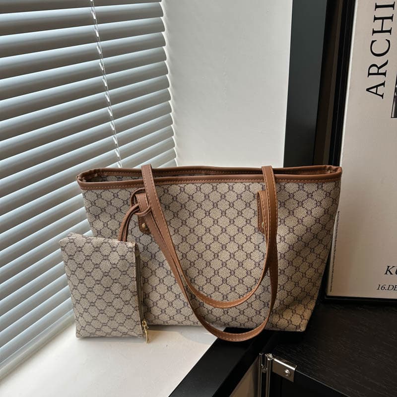 Retro Spring Large Bag for Women 2025 Work Clothing New Trendy and Beautiful Korean Style Women's Bag Shoulder Bag Large Capacity Tote Bag