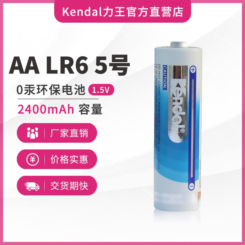 Kendal Liwang No. 5 Alkaline Dry Battery 1.5V AA LR6 for Toys, Blood Pressure Monitors, Rapoo Wireless Mouse