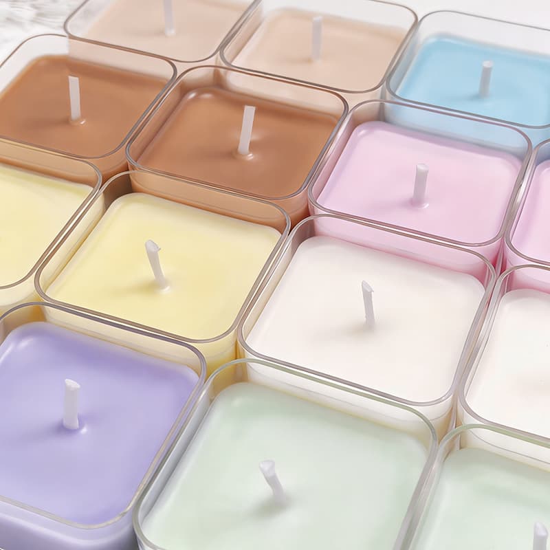 [Processing and customization] Colorful heart-shaped love candle tea wax scented candle mini ins small candle souvenir