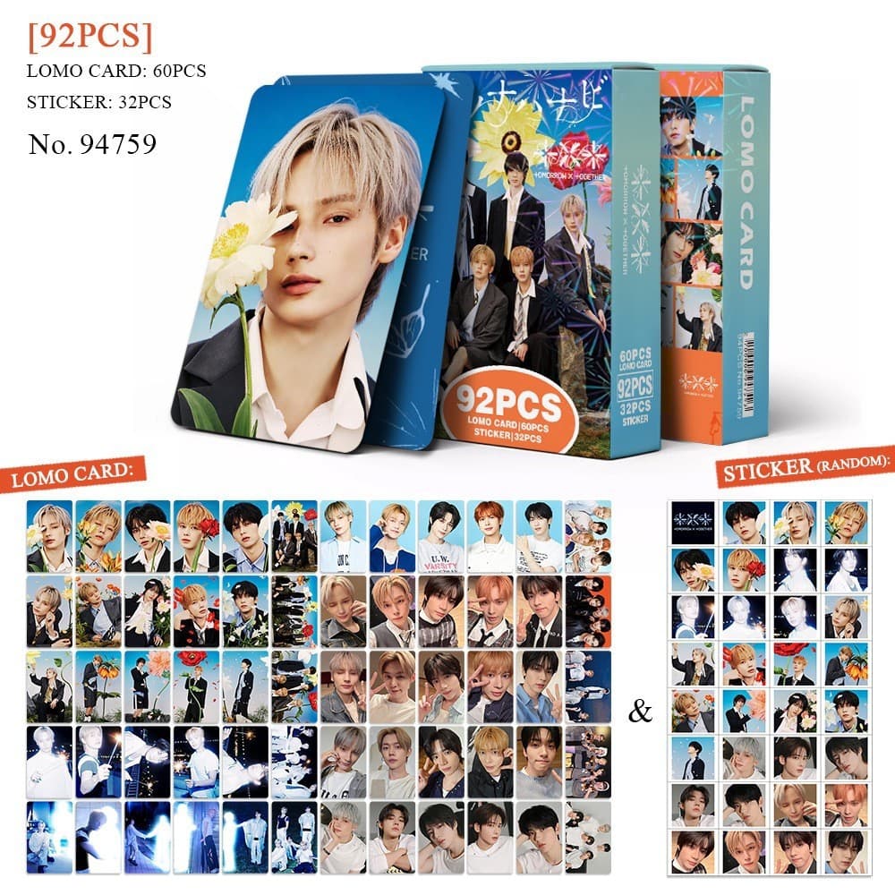 Cross-border new products in stock 92 TXT daily special Setsuna Hanabi star KPOP peripheral LOMO collection small