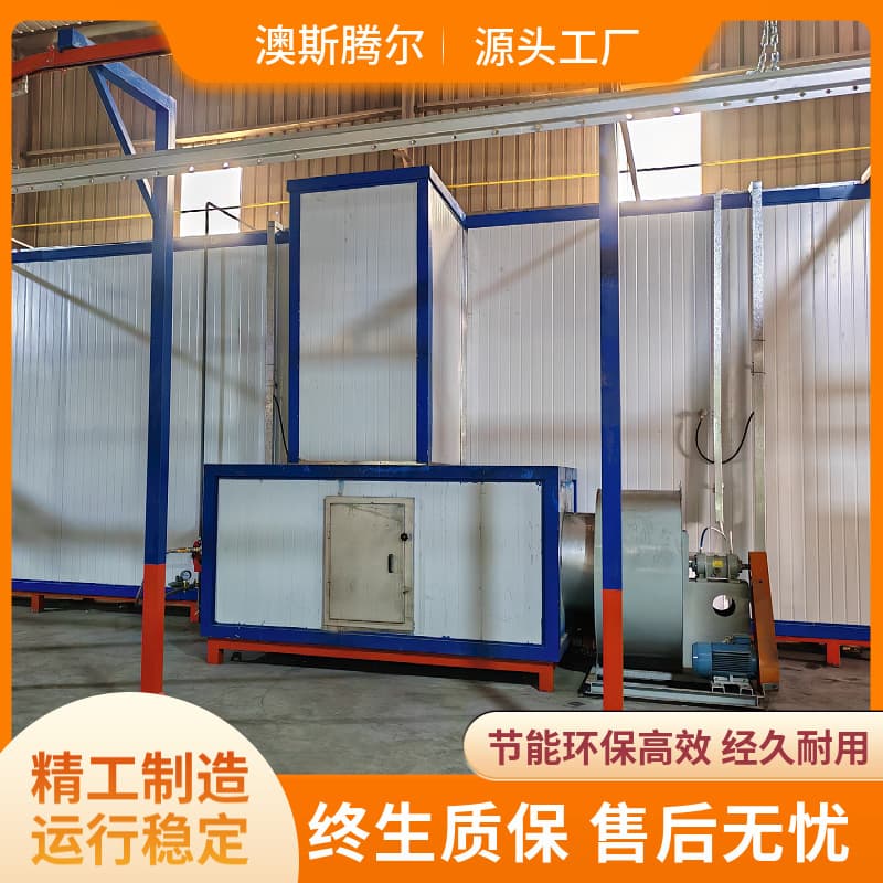 LPG Oven High-Temperature Room, Electric Heating Paint and Powder Coating Complete Set, Industrial Drying Room, Gas Paint Booth