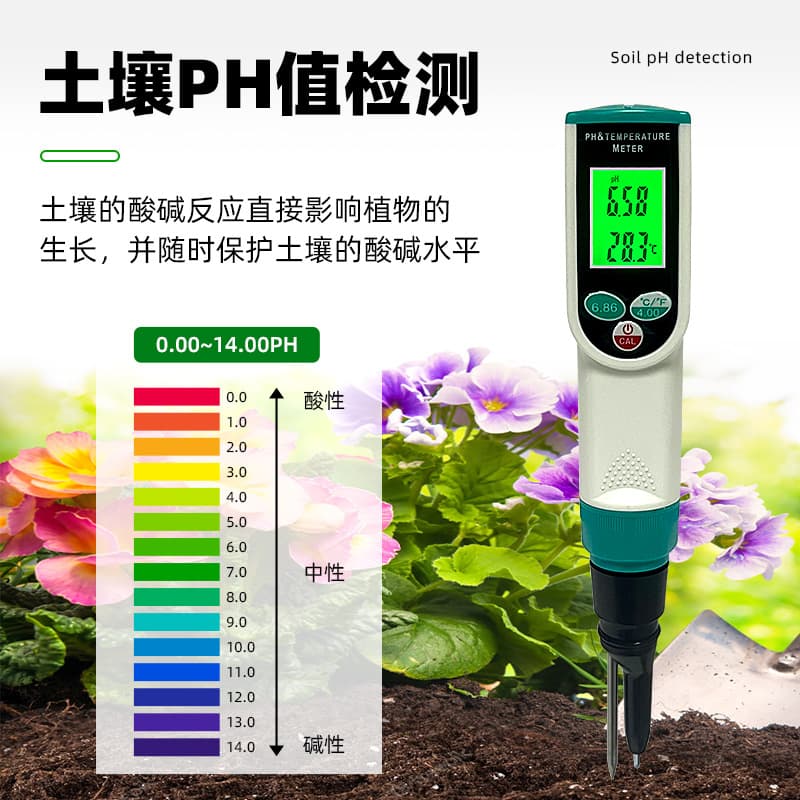 pH2023 pH meter for measuring the pH value of sushi, cheese, bread, and leavened dough.