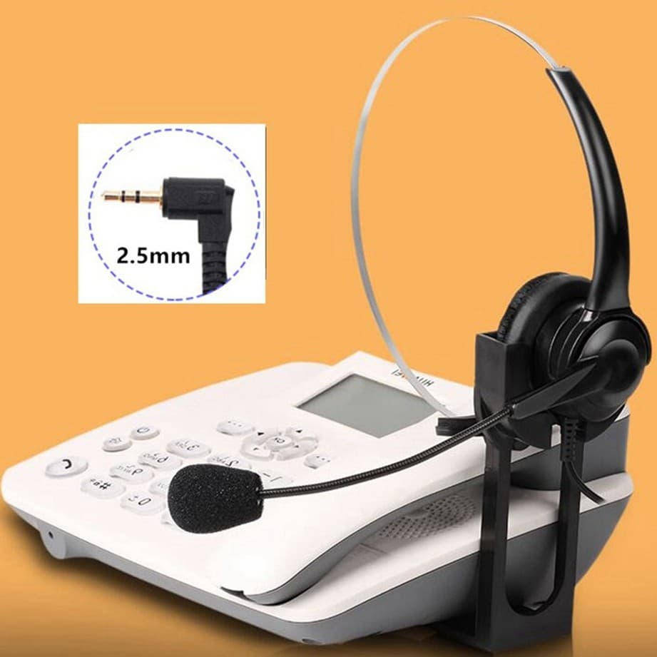 2.5 Interface Panasonic Telephone Specific Headset Customer Service Telemarketing Call Center Headset Voice Communication Headphones