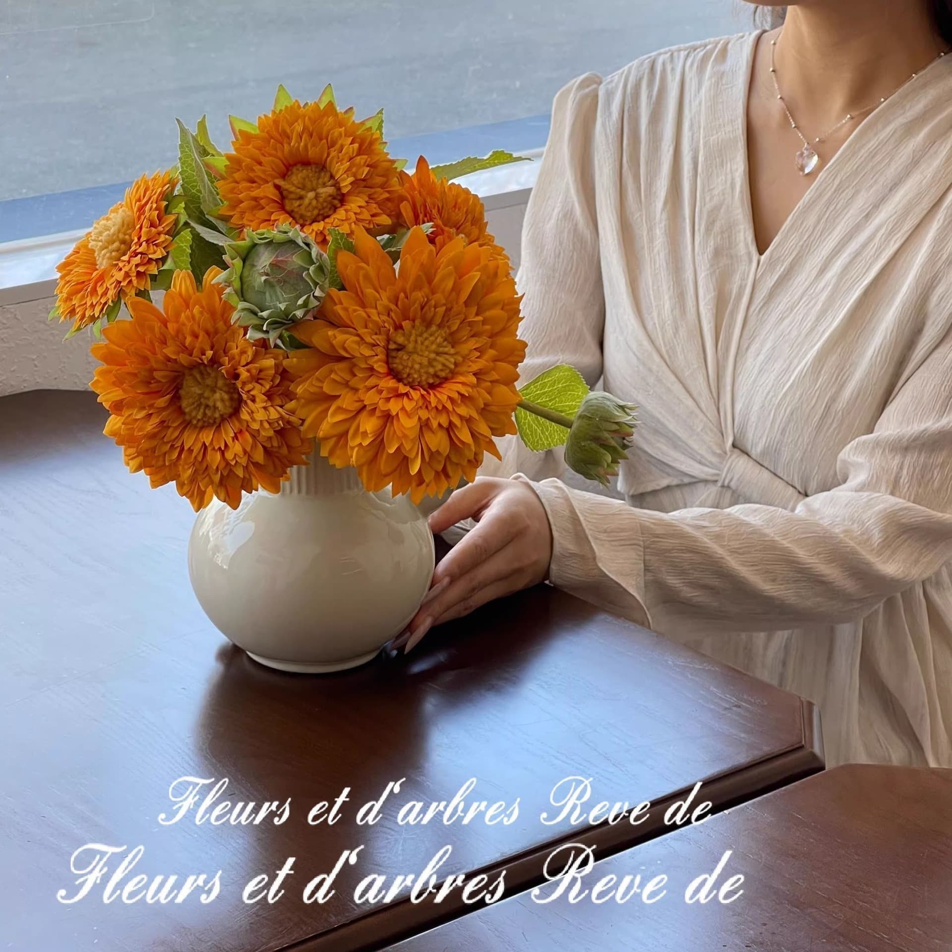 Vintage Style Hand Bouquet Romantic Photography Prop Dopamine Sunflower Simple Cute Fake Flower Bouquet
