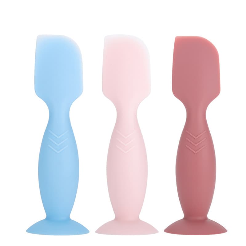 Silicone Ointment Applicator Manufacturer, Diaper Rash Cream Applicator Spatula, Scraper with Suction Cup for Baby's Red Bottom