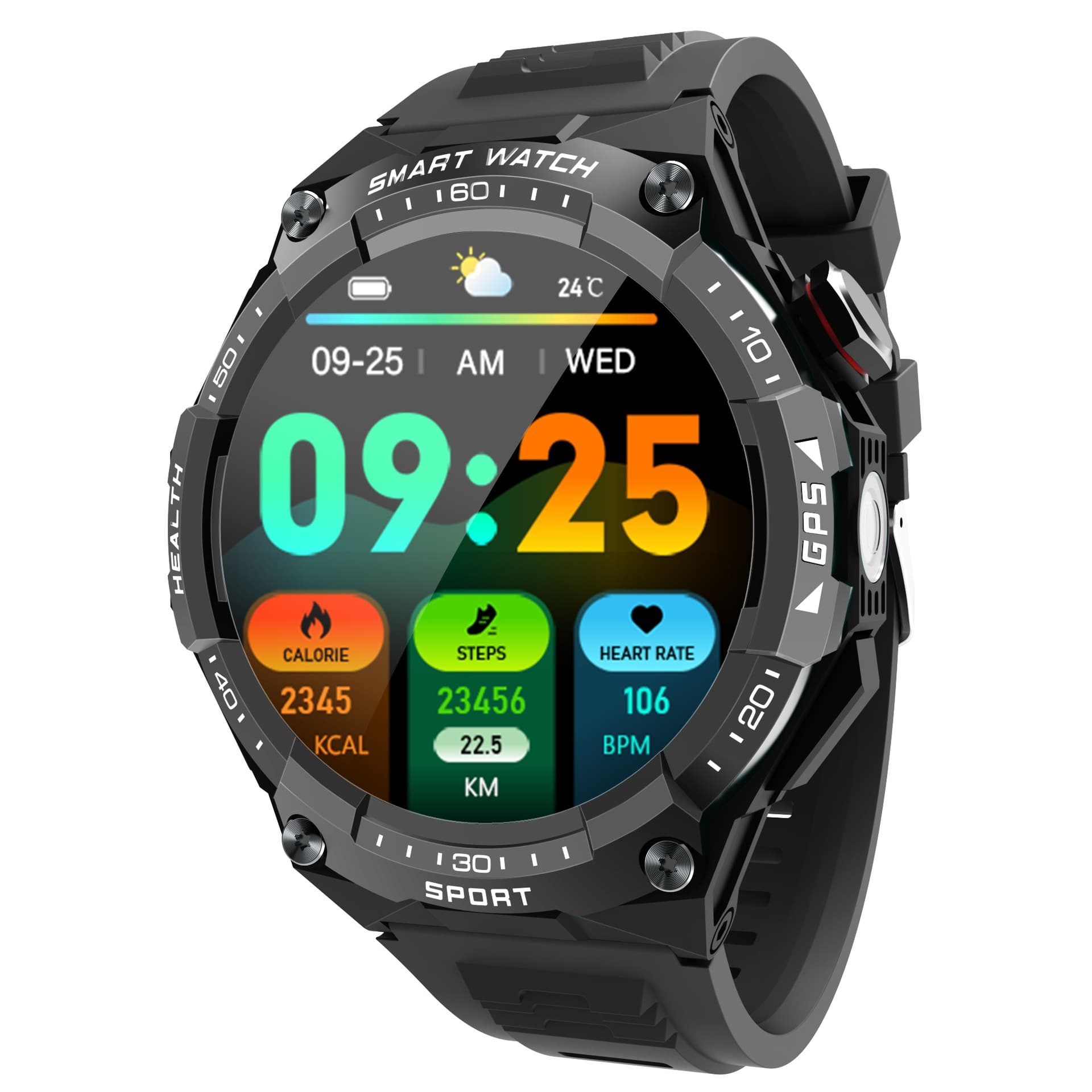 New Cross-Border WB43 Smart Watch AMOLED Screen Outdoor Sports GPS Motion Trajectory Bluetooth Call Watch