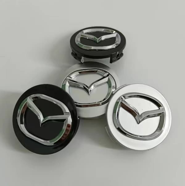 Compatible Hub Center Caps for Mazda 3, Mazda 5, Mazda 8, Premacy, Ruiyi, CX-7, Atenza Wheel Center Cap Tire Emblem