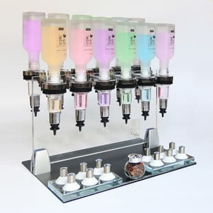 Bulk Perfume Fragrance Dispensing Bottle Hanging Counter Glass Bottle Equipment Inverted Perfume Bar
