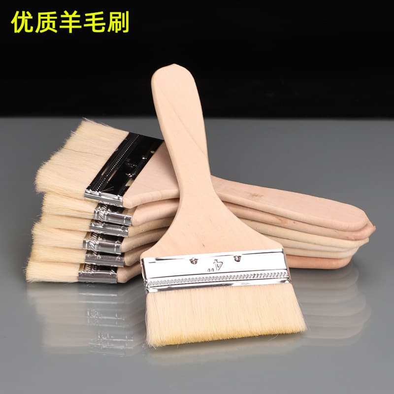 Factory Wholesale Wool Brush, Wooden Handle Paint Brush, Multi-Purpose Brush, Dusting Brush, Fine Bristle Tool Brush Wholesale
