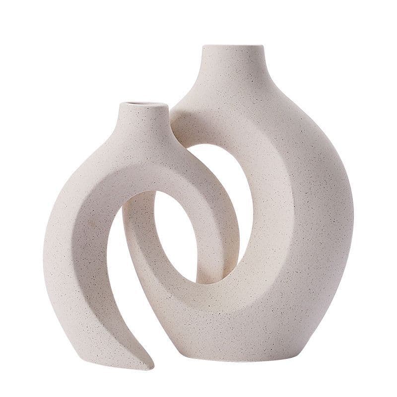 Nordic Modern Minimalist Ceramic Vase for Living Room, Entryway, TV Cabinet, Home Decor, Dried Flower Arrangement, Wine Cabinet