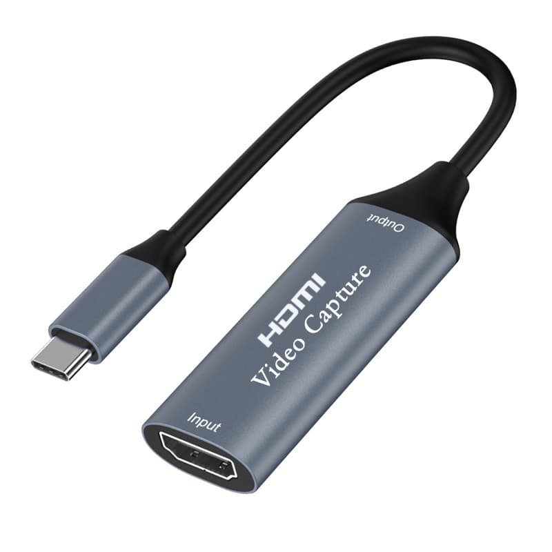 USB-C to HDTV Video Capture Card TYPE-C USB 1080P HD 4K Game Live Streaming Video Capture Device