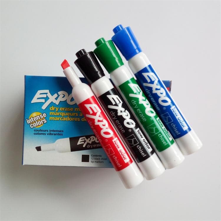 Sanford Expo 80001 Low Odor Dry Erase Marker, Chisel Tip, Erasable Eco-Friendly Square Tip Whiteboard Marker