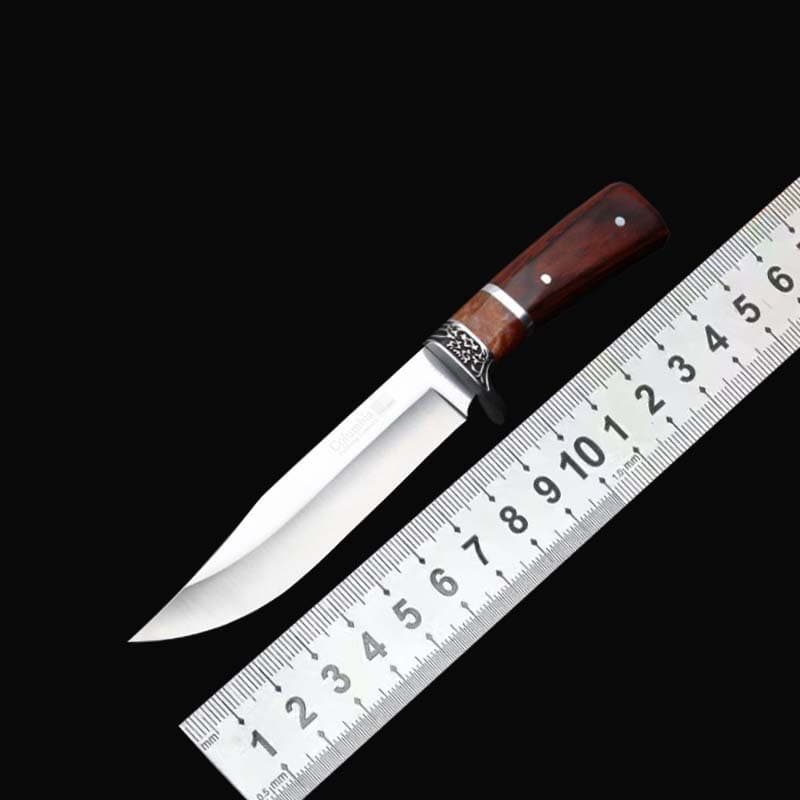 Cross-border Yangjiang knife high hard handle colorful wood handle outdoor small knife saber self-defense knife field survival knife hunting knife