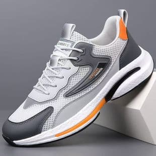 2026 Winter New Men's Breathable Casual Sports Shoes Mesh Upper Soft Sole Versatile Running Shoes