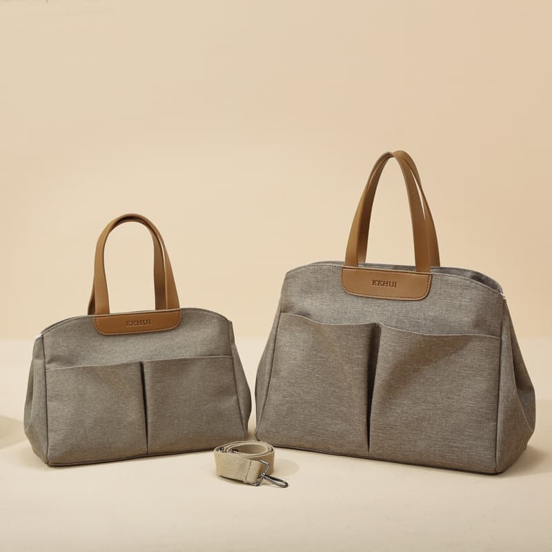 Wholesale Mom Bag Multi-functional Shoulder Crossbody Bag Stroller Hook Handbag Simple Large Capacity Maternity Baby Bag