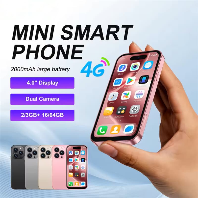 Cross-border mini 16PRO Mini Android 10 Smart Small Phone 4.0-inch Screen 3G Network 16GB Google Store WiFi