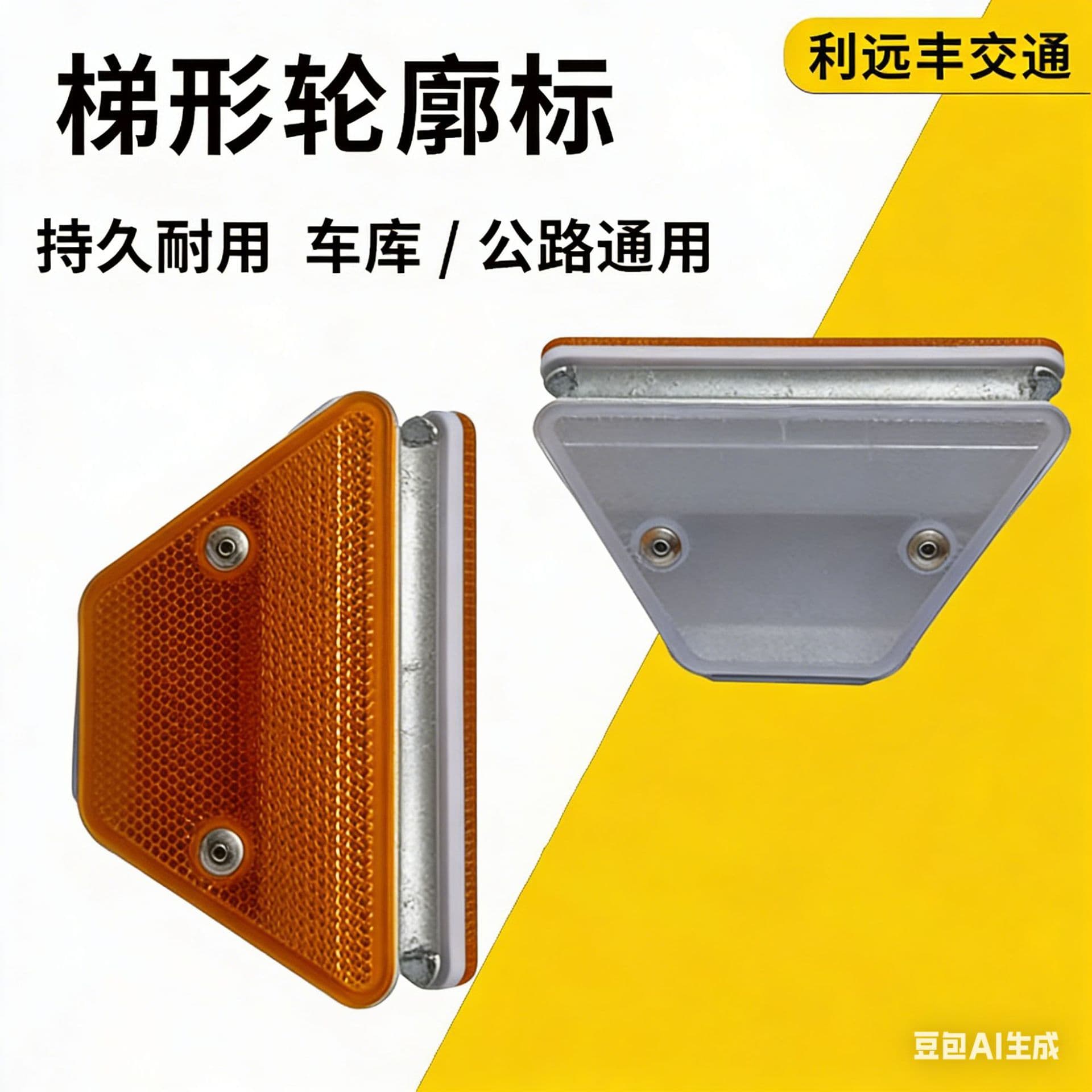 National Standard Trapezoidal Reflective Delineator Road Tunnel Guardrail Warning Sign Traffic Contour Guidance Marker Wholesale
