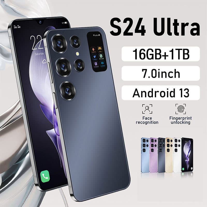 Hot cross-border Android smartphone S24 Ultra 7.3-inch large screen 16+1TB source factory ready for delivery