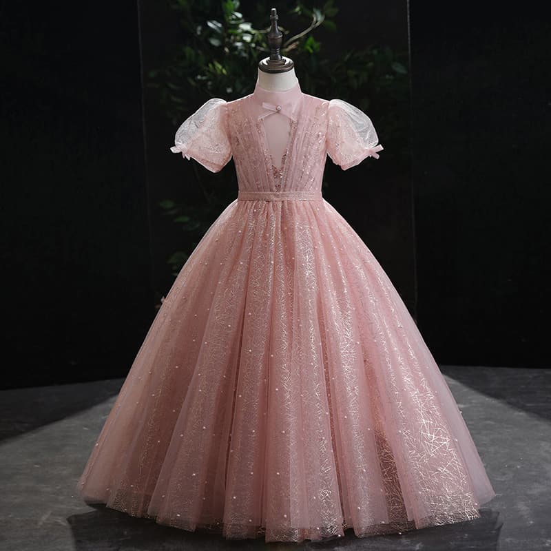 Children's Princess Dress for Birthday, Flower Girl, Wedding Host, Piano Performance, Catwalk, Summer, Toddler