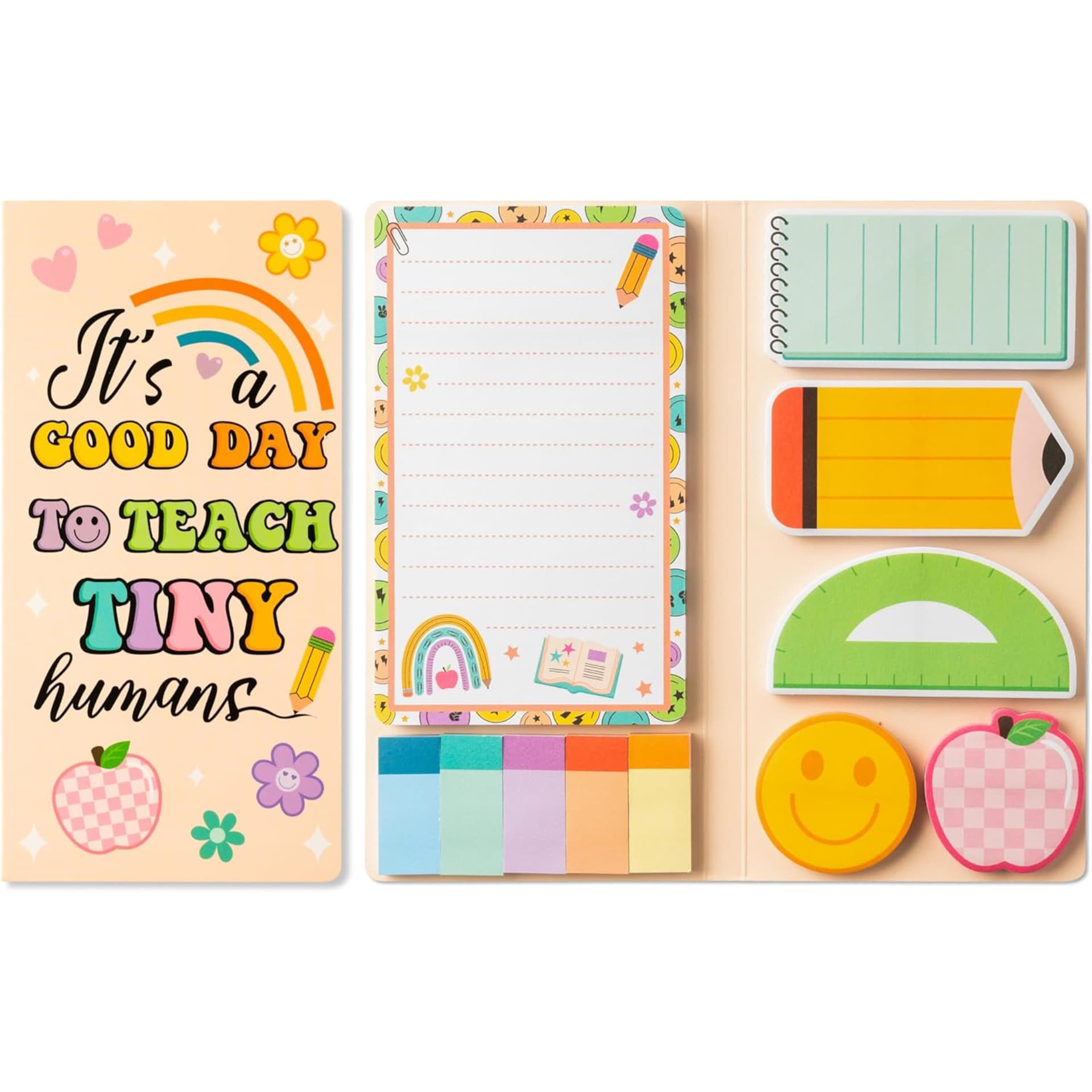 Cross-border cartoon sticky note set, customizable, hand-writable, adhesive, cute index tabs, stylish ins label stickers