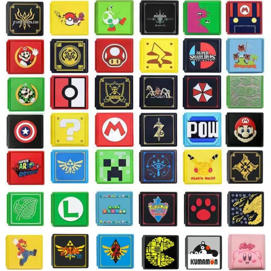 Switch Game Card Case NS Game Cartridge Storage Box Animal Crossing Zelda Storage Case SWITCH Game Card Holder