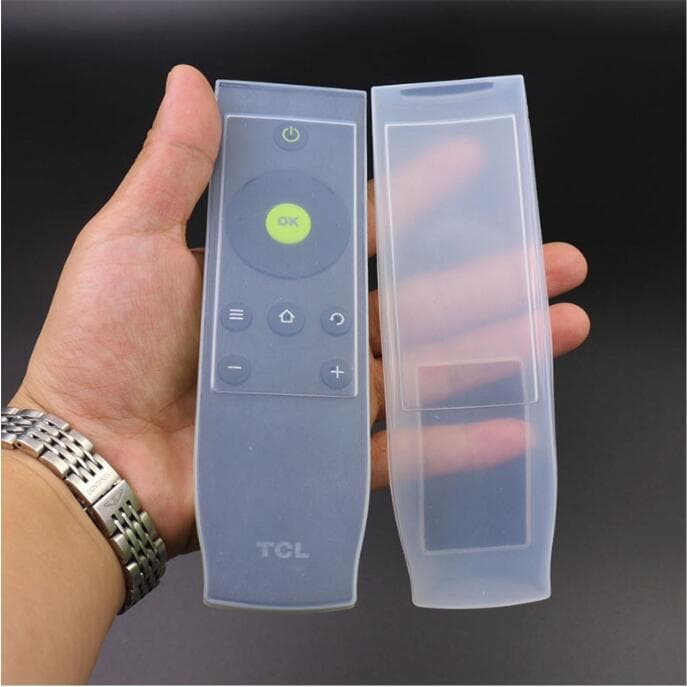 Cross-border remote control, Xiaomi TV remote control protective case, transparent waterproof and dustproof cover, silicone remote control case