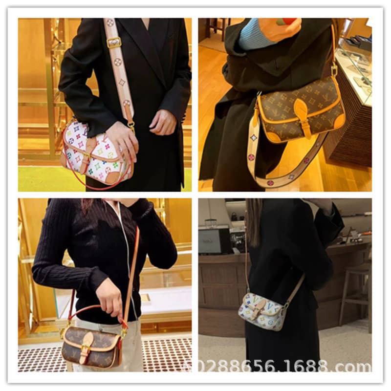 Direct Supply Cross-border New M LV Women's Bag Ladies Bucket Bag Pillow Bag Cosmetic Bag Shell Bag Messenger Bag Underarm Bag