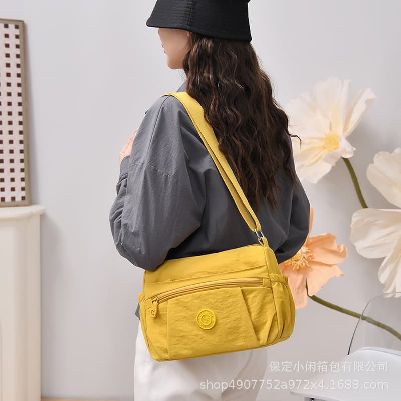 Casual Bag for Women, 2026 New Shoulder Bag, Multi-layer Crossbody Bag, Large Capacity Lightweight Small Bag, Nylon Commute Bag