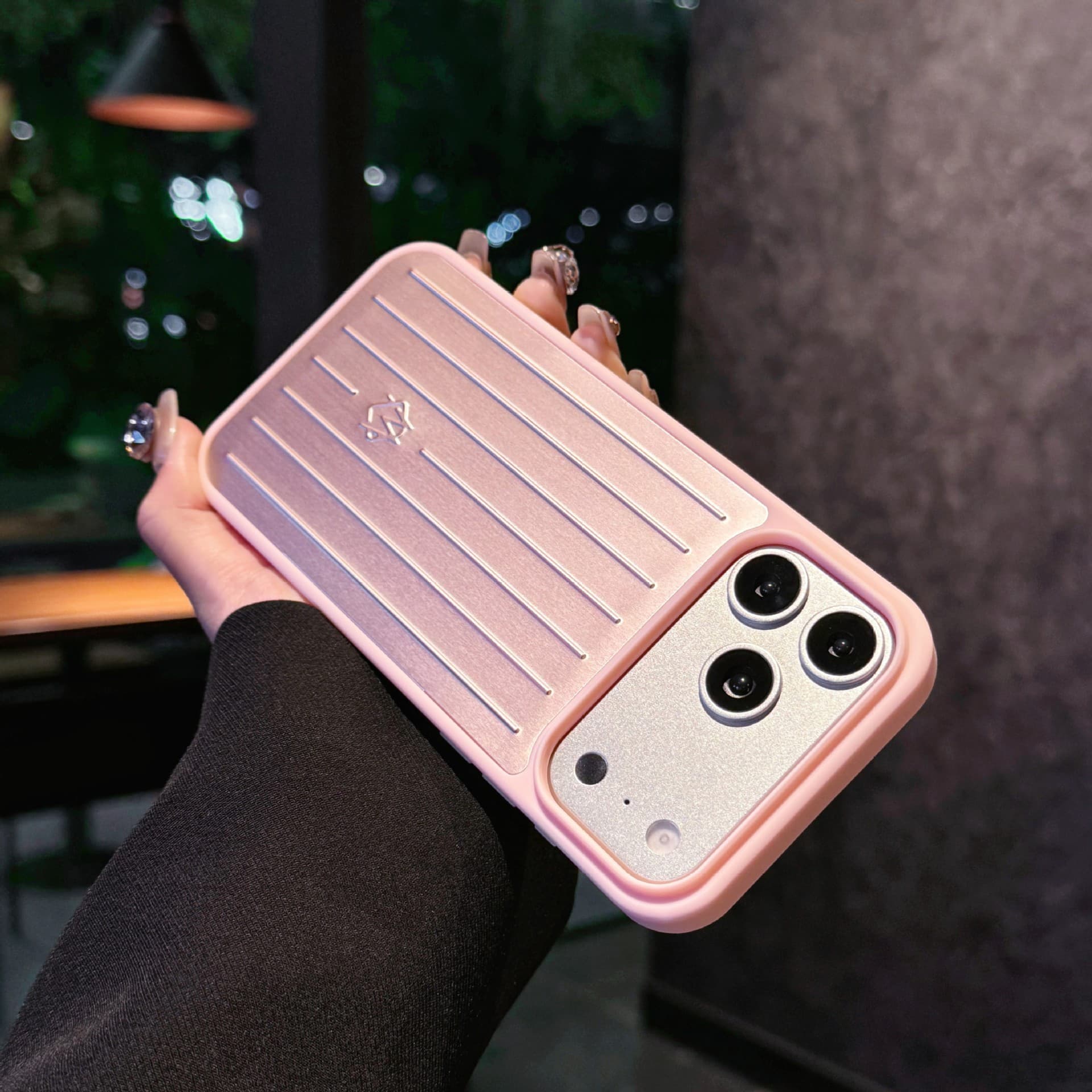 Compatible with iPhone 17 Case, Rimowa Aluminum-Magnesium Alloy Minimalist Premium Apple 16 Pro Max Protective Cover