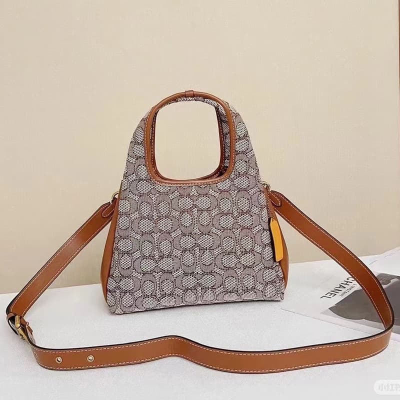 Koujia 2025 new women's bag Lana shoulder crossbody bag retro old flower portable vegetable basket bag fashionable bucket bag