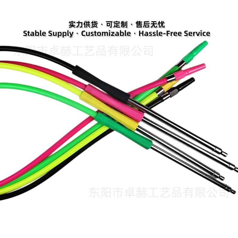 Multiple Colors Shisha Hose - Food-Grade Silicone, Detachable & Washable, Arabic Hookah Accessories