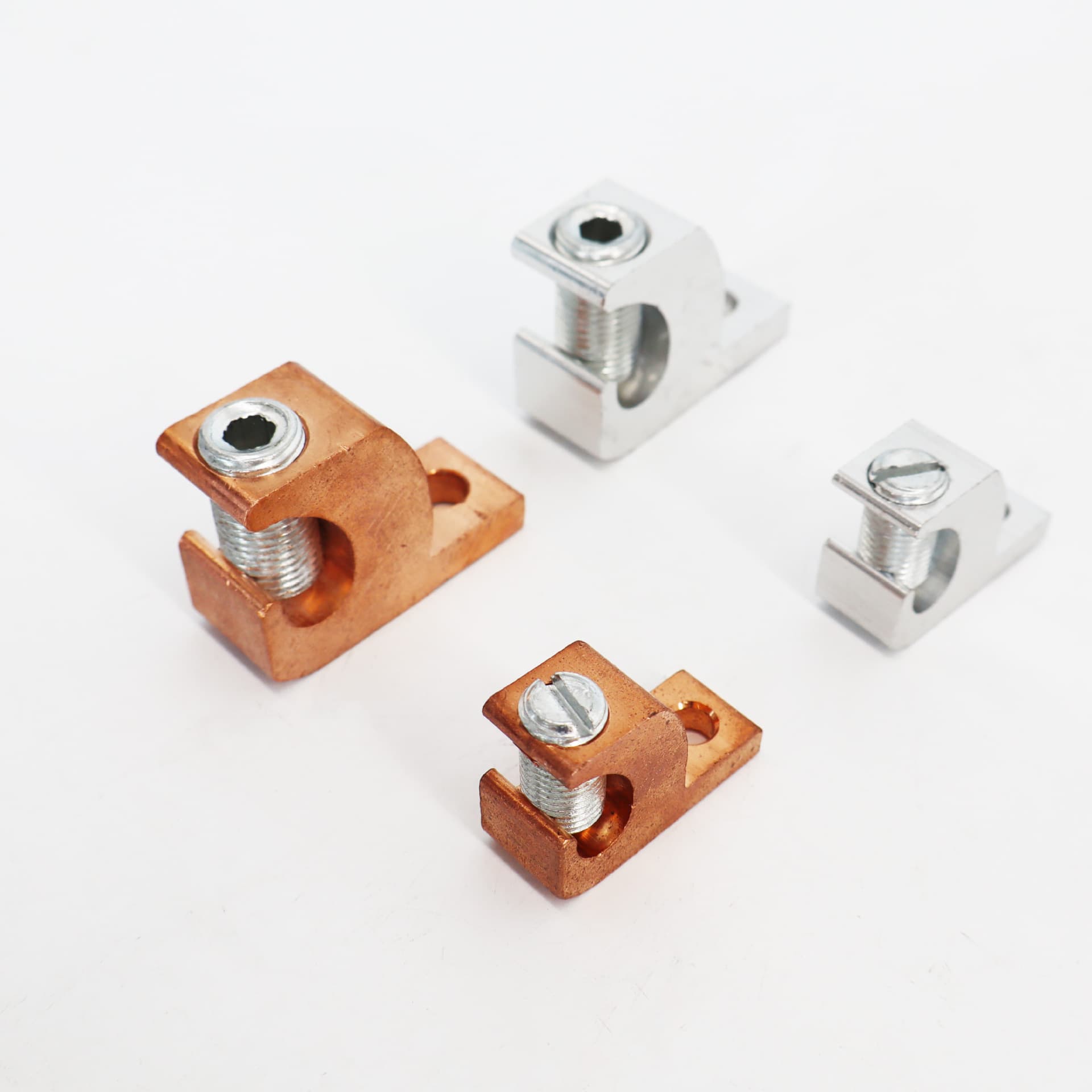 Sample link - In stock American standard aluminum/copper embedded lugs, grounding clamps