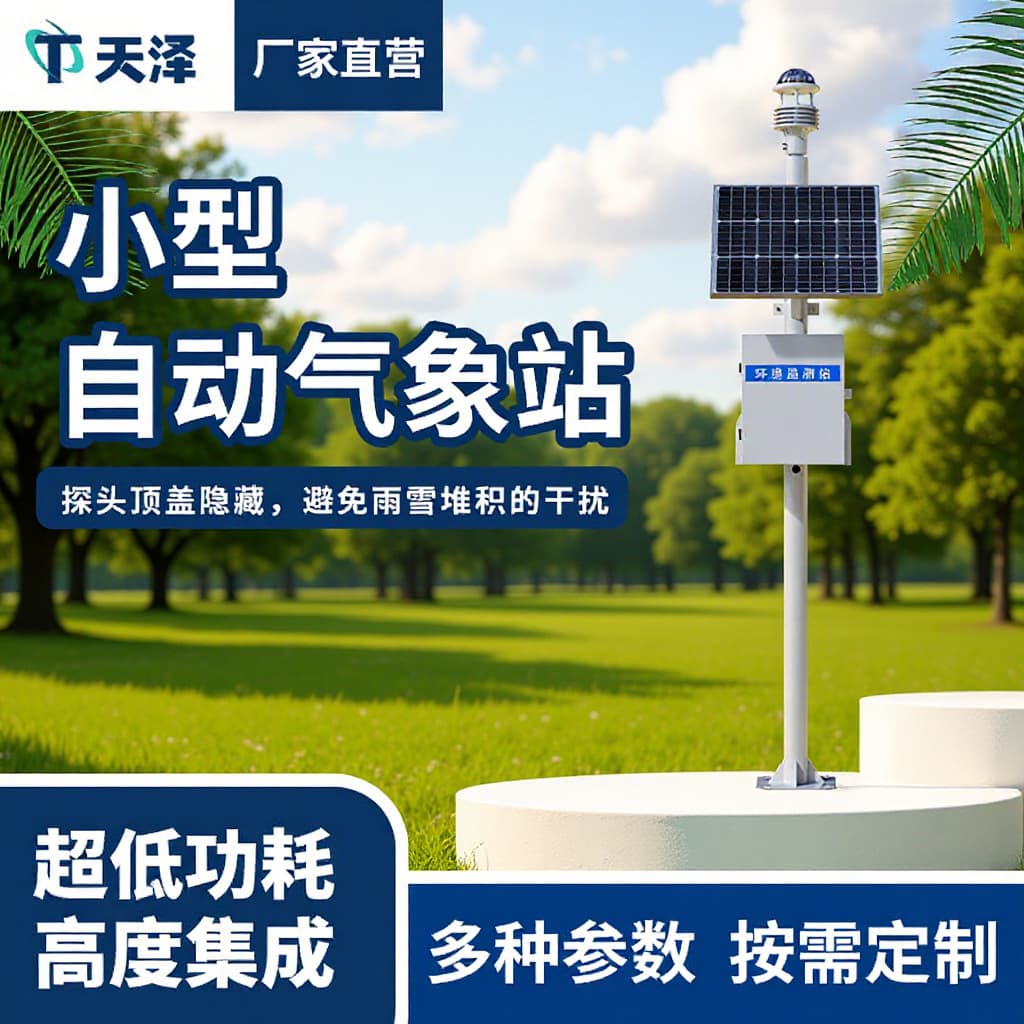 Ultrasonic Weather Station Small Automatic Weather Station Intelligent Weather Monitoring System Ecological Meteorological Environment