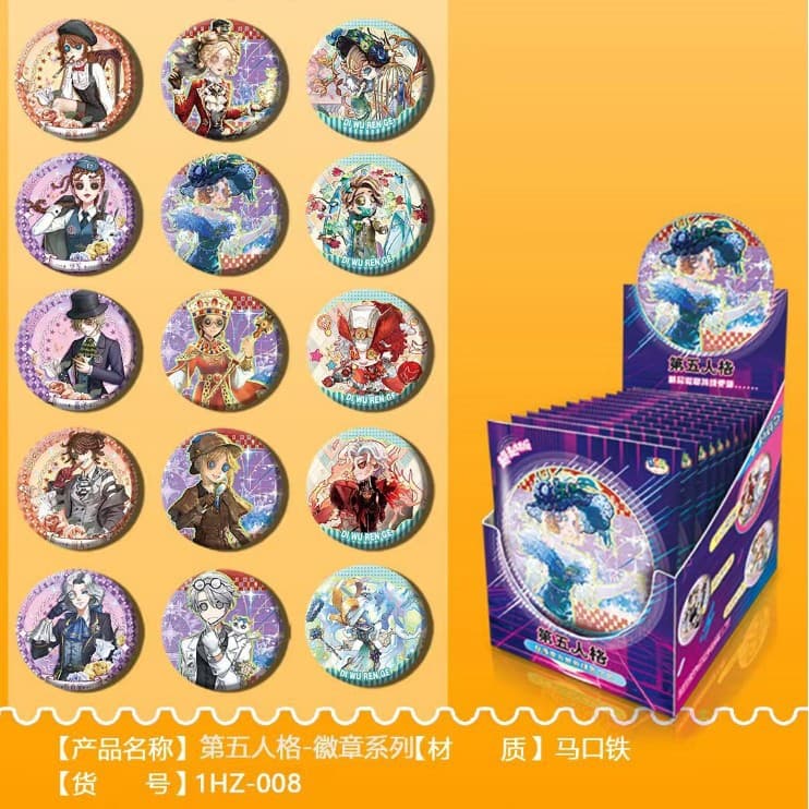 KWH Blind Box Badge "Beibeike" Identity V, Detective Conan Anime Merchandise Mini Badge