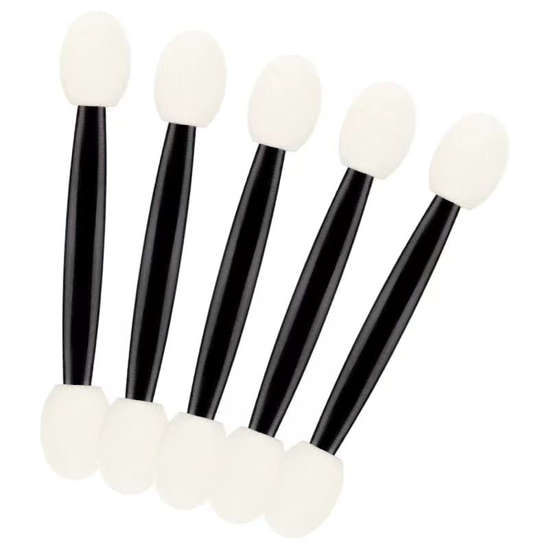 Factory direct double-ended latex cotton eyeshadow applicators, large head specialized makeup tools, disposable beauty instruments.